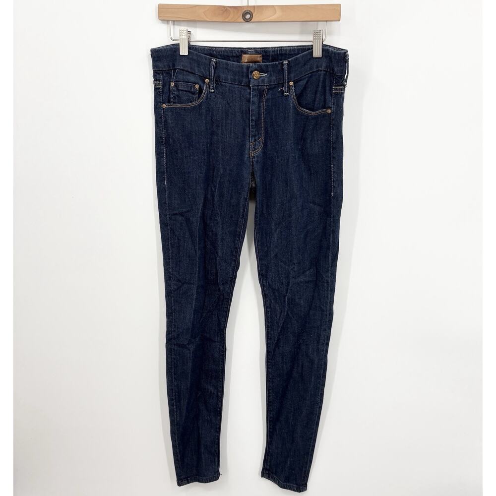 Mother Jeans Women 38 Looker Joyride Stretch Dark Wash Comfy Luxury Soft Skinny